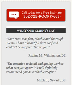 All Roofing Solutions WordPress website - design elements