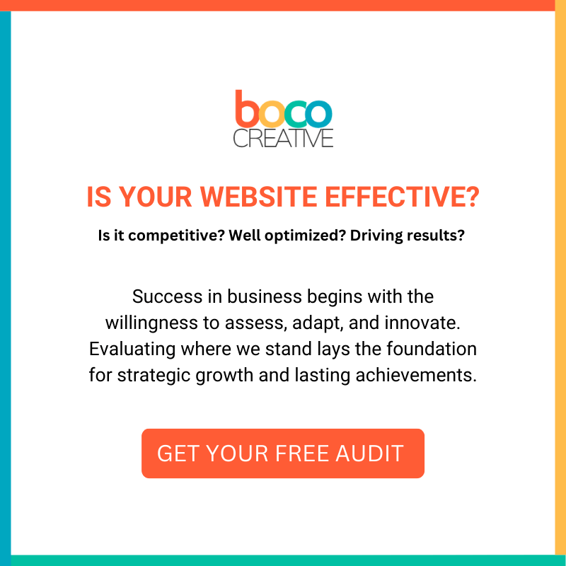 Get Your Free Website Audit From BOCO Creative