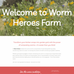 Worm Heroes WordPress Website Design