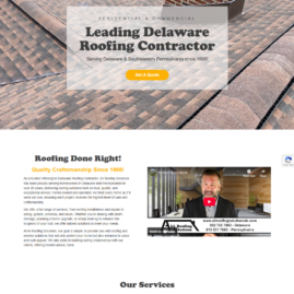 All Roofing Solutions WordPress Website Redesign